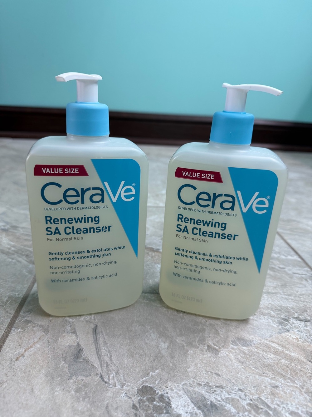 CeraVe Renewing SA Cleanser Value Size Set of Two